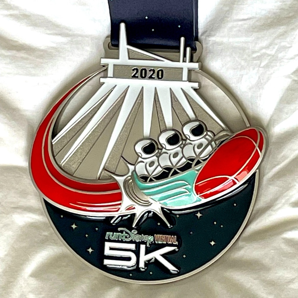 RunDisney 2020 Virtual 5K Space Mountain Medal